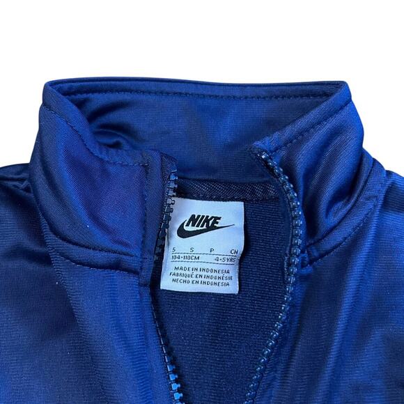 Nike Navy Blue Zip-Up Track Jacket - Picture 2 of 2